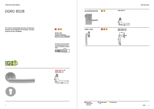 Katalog Seiten Drücker 8528 8529 PREMIUM OGRO 8528