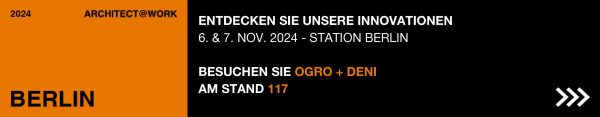 Besuchen Sie uns auf der ARCHITECT@WORK!